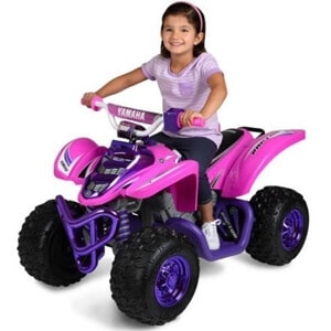 Yamaha Raptor ATV 12-Volt Battery-Powered Ride-On (Purple)